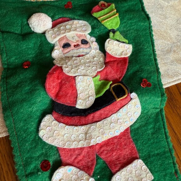 Vintage Santa, Coaster set, Stocking, Porcelain Santa Candle - Picture 7 of 17